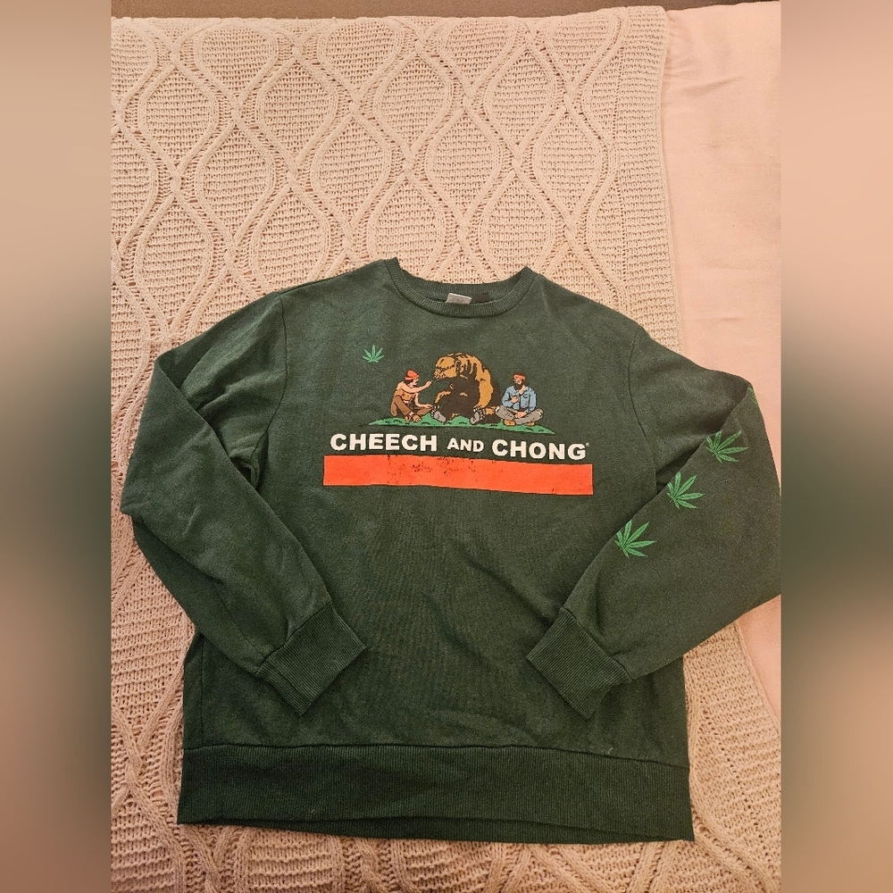 Cheech & Chong Smoking In California  ‎ Sweatshirt shirt